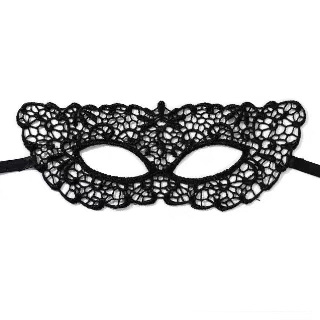 מסכת נשף תחרה שחור