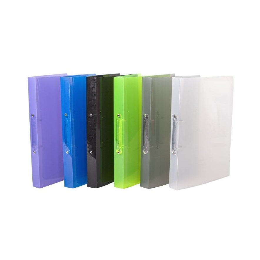Blue Clear Ring Binder (thin PP)