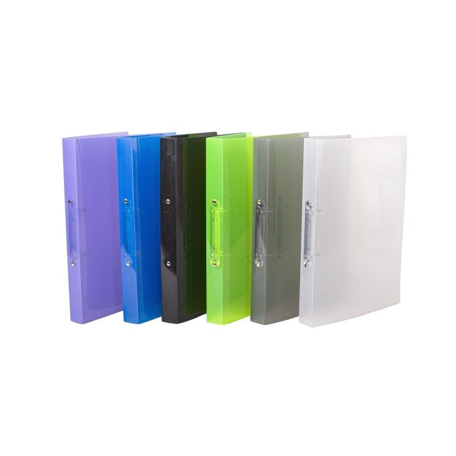 Ring binder (thin clear PP) milky clear