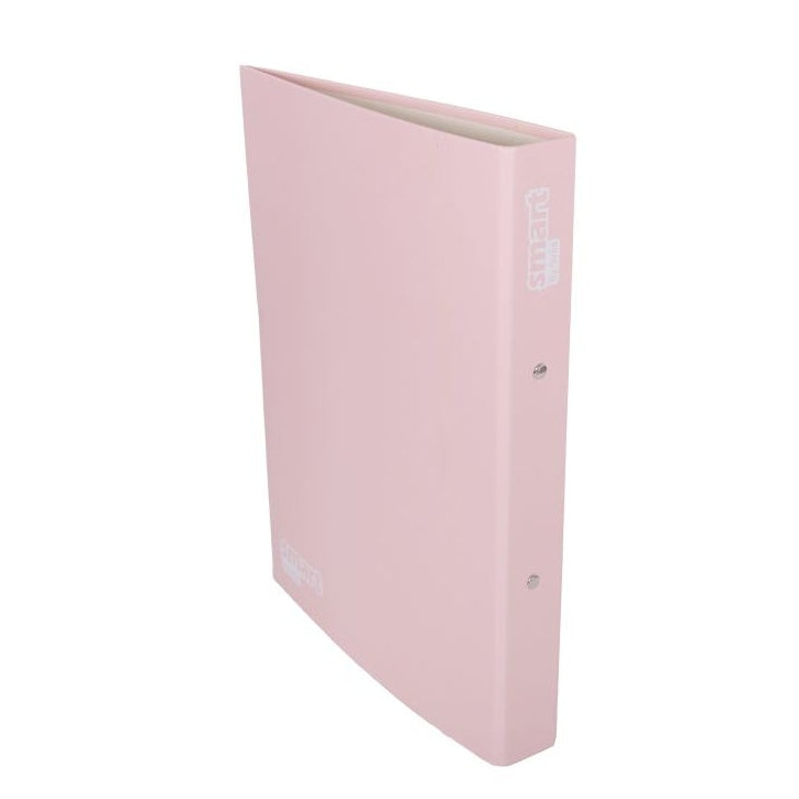 Pastel pink ring binder