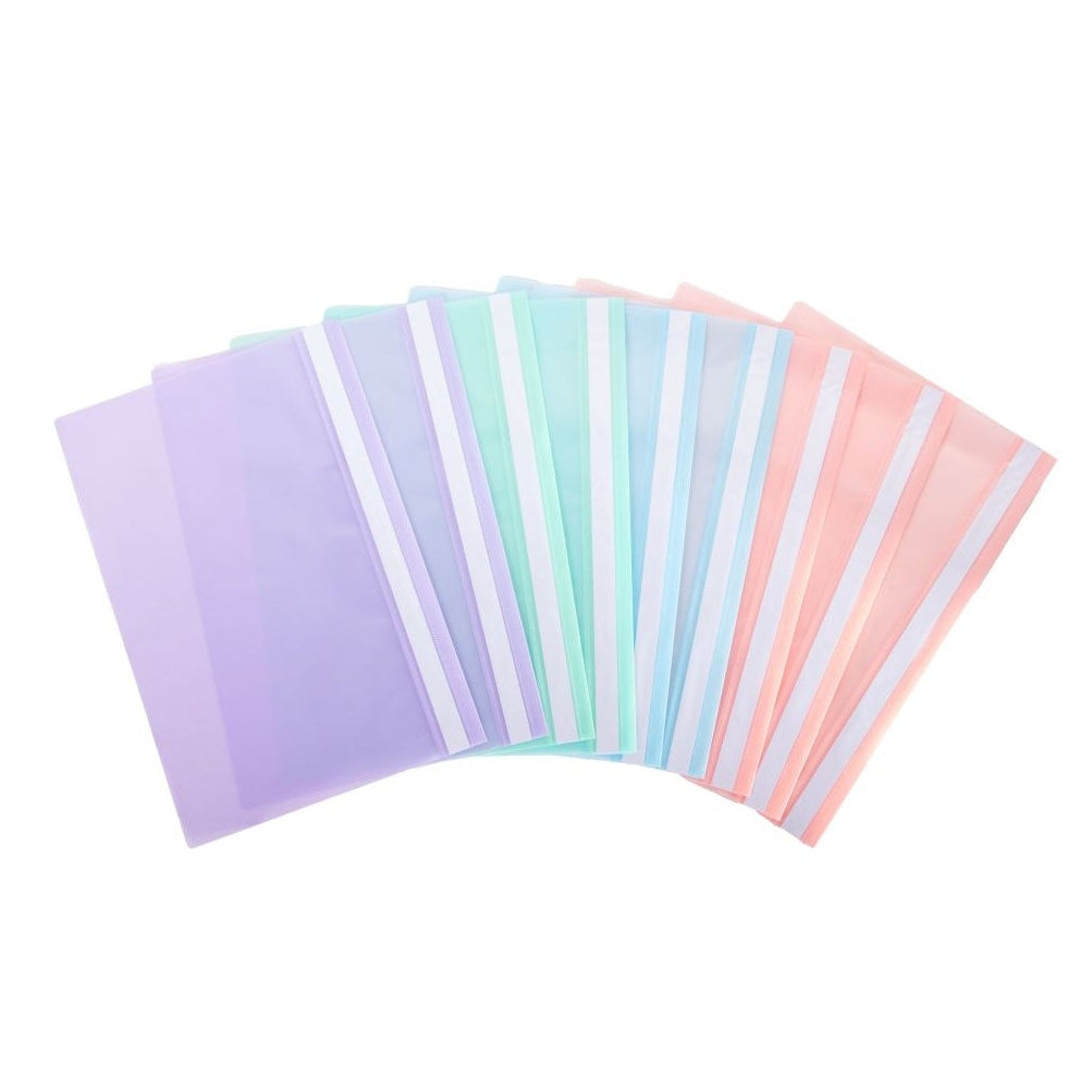 Mixed pastel semi-transparent pouch