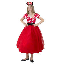 תחפושת מיני מאוס אדומה ילדות