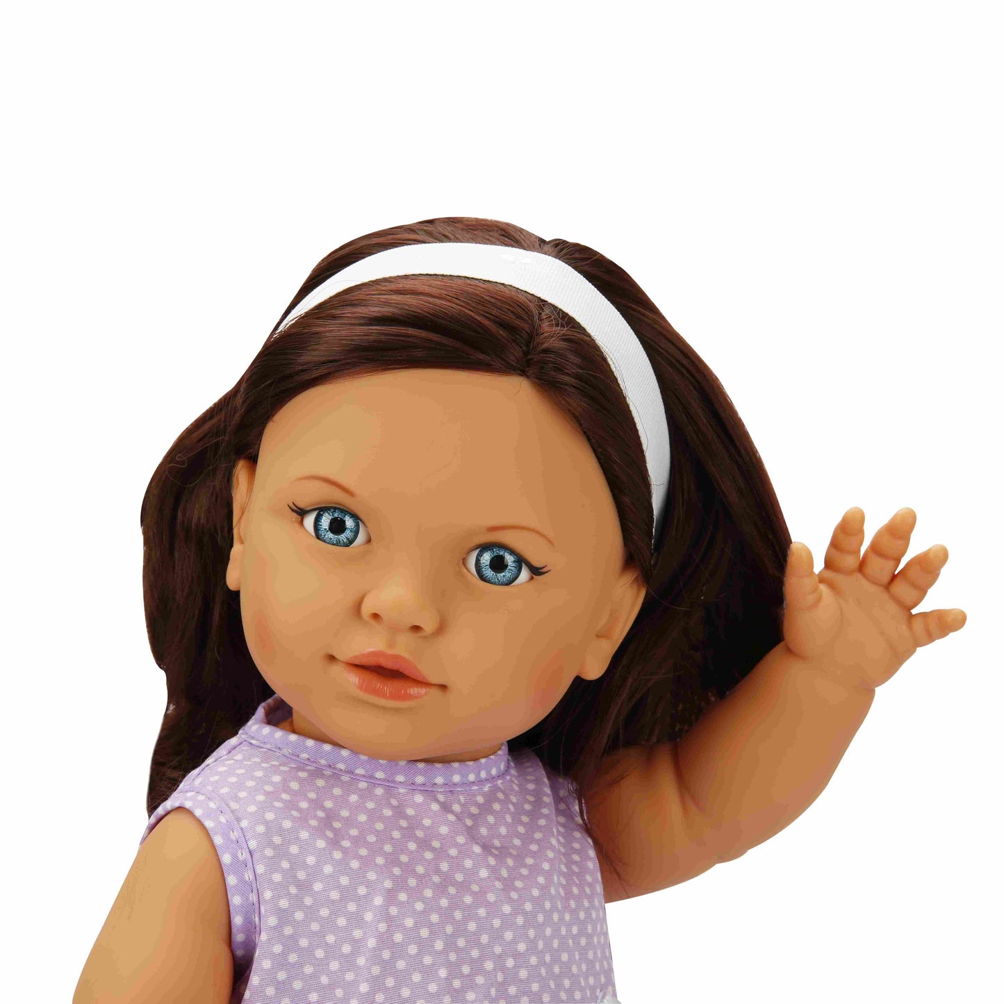 בובה טינה 45 סמ סגול