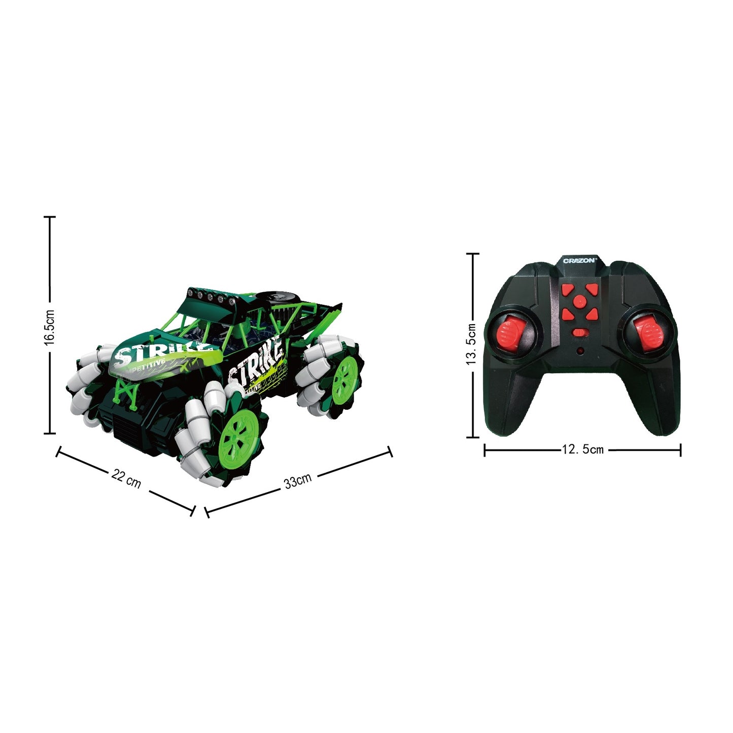 מכונית על שלט דריפט היי ספיד סטרייק 1:16