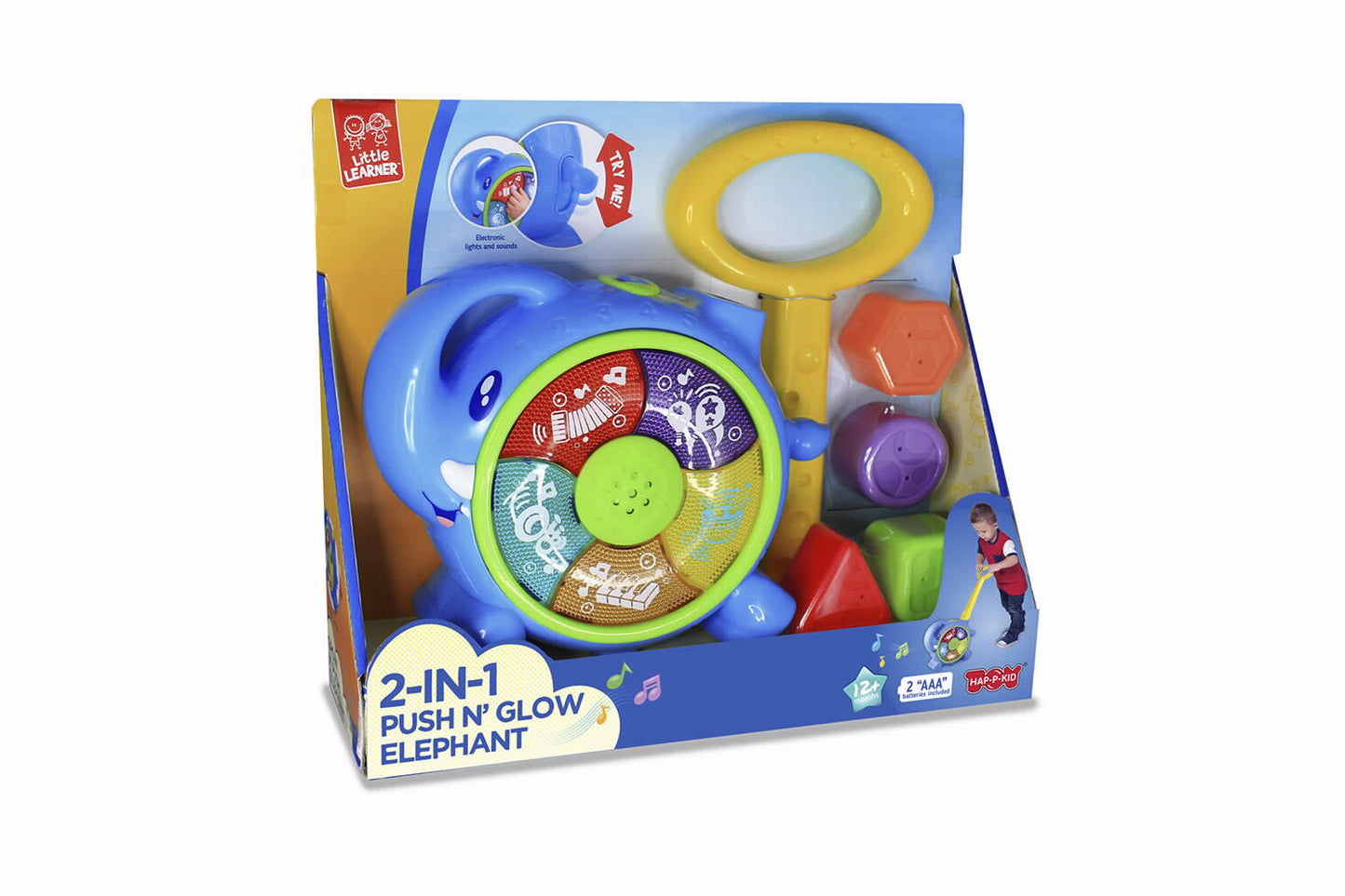 פיל התאם צורה עם אורות וצלילים