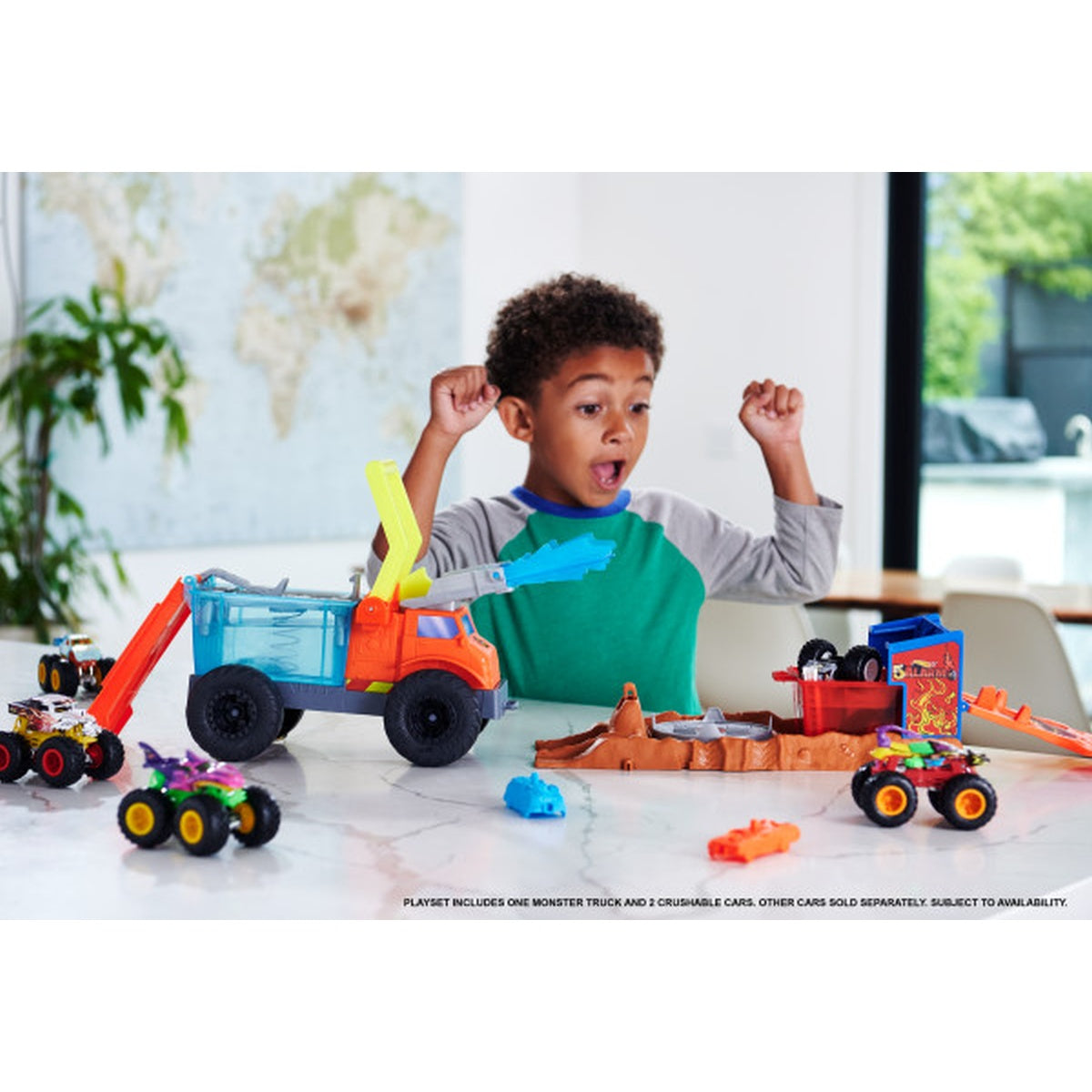 הוט ווילס מאנסטר טראק משנה צבעים