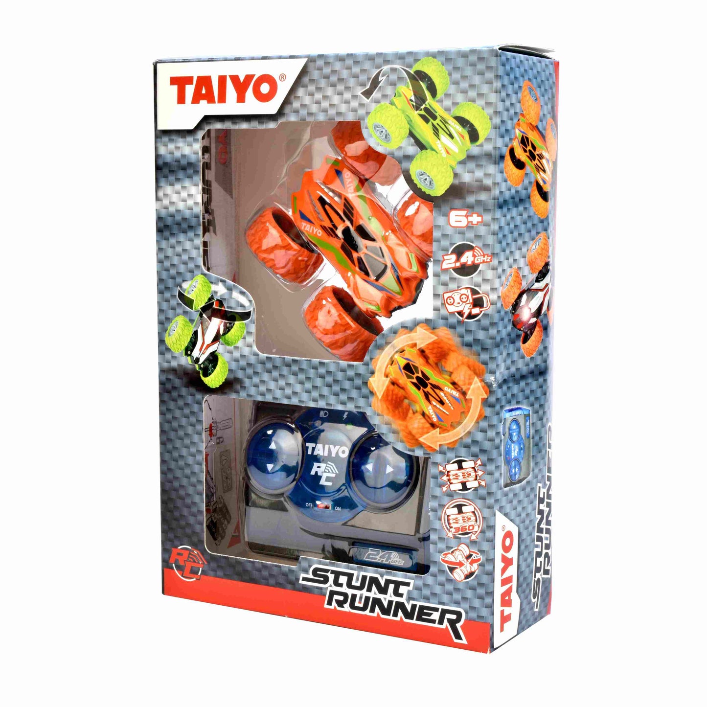 רכב שטח 8 סמ כתום Stunt Runner שלט רחוק