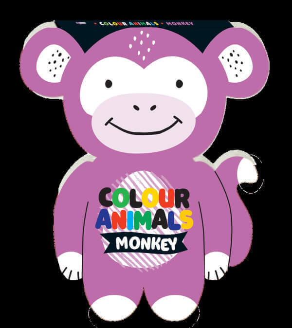 חוברת COLOUR ANIMALS קוף חמוד