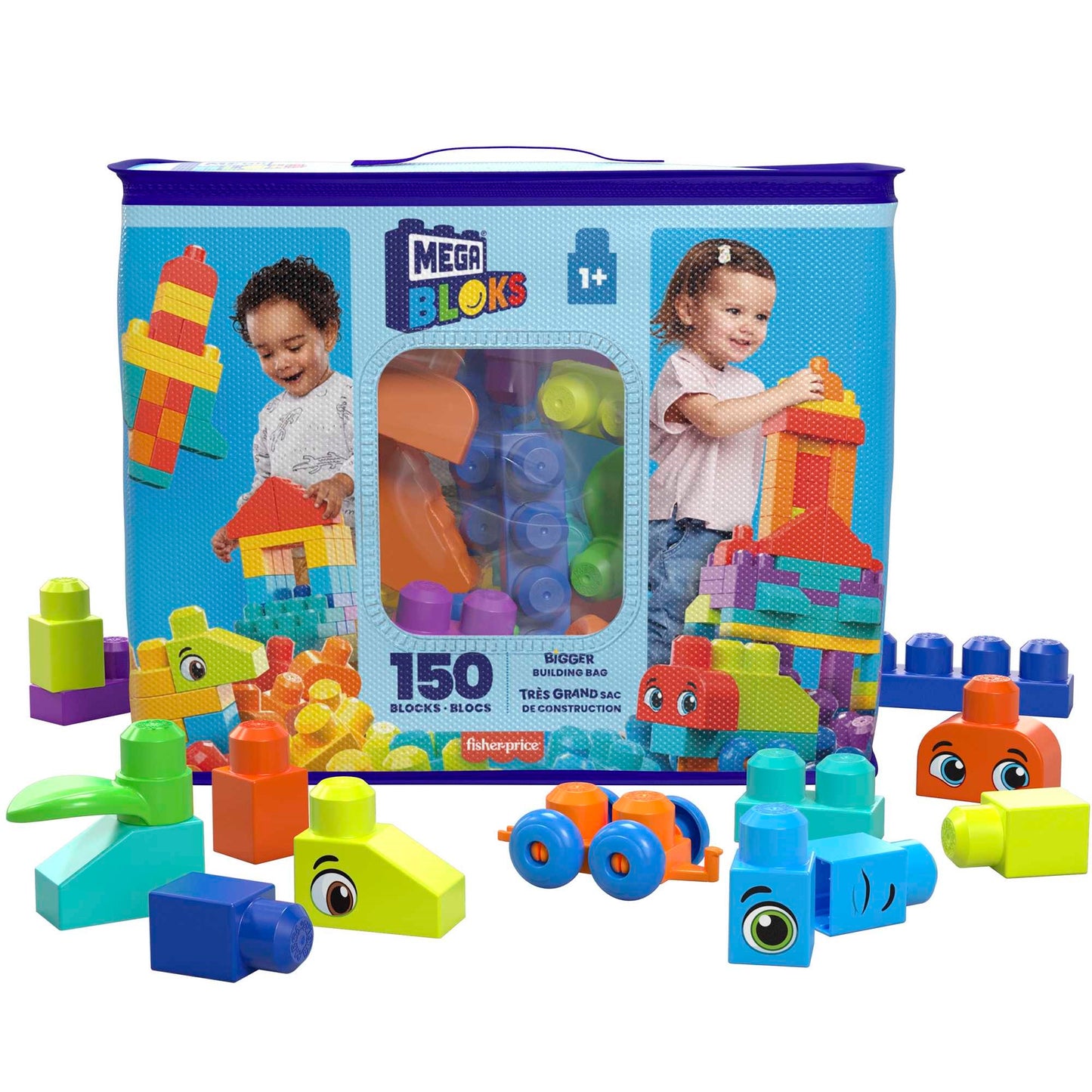 מגה בלוקס תיק 150 חלקים