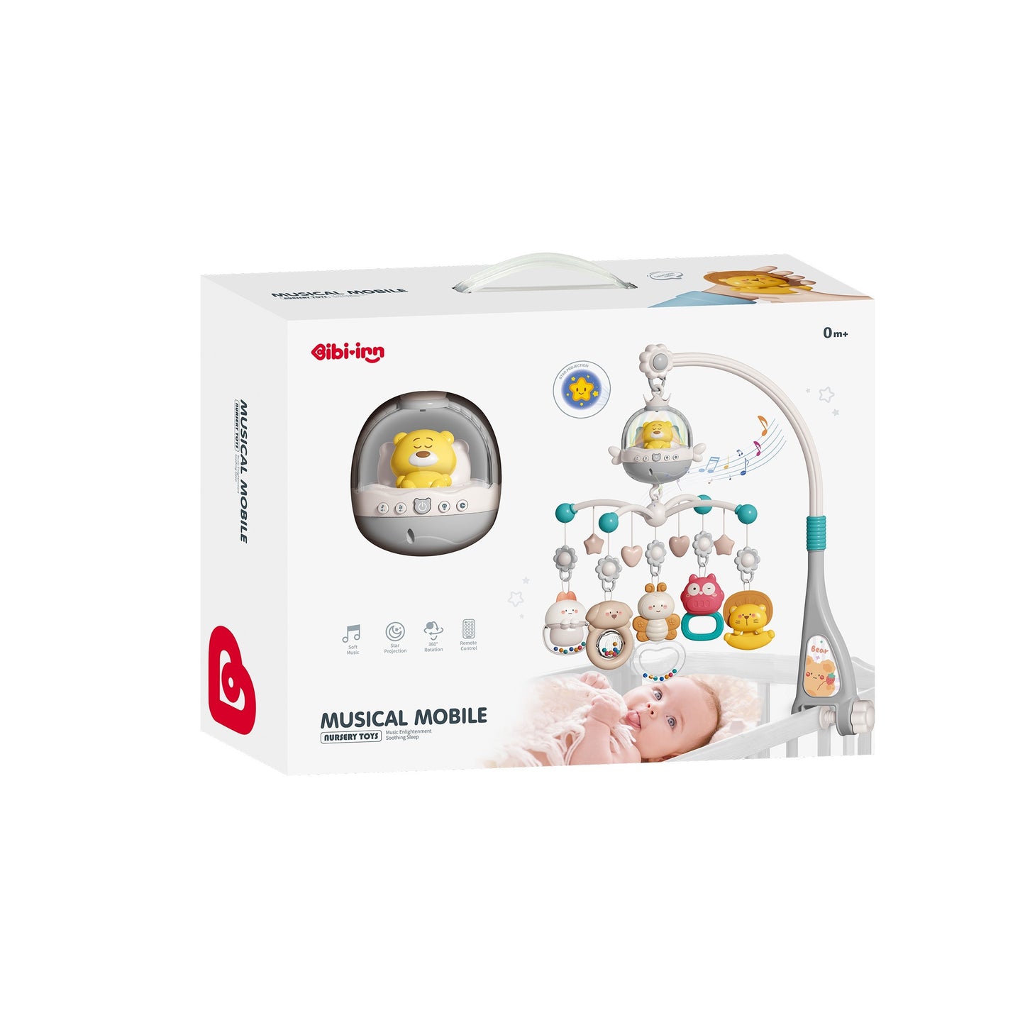 מובייל אורקולי מקרין עם שלט