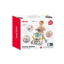 הליכון דחיפה ורוד 3 ב-1 ומרכז פעילות