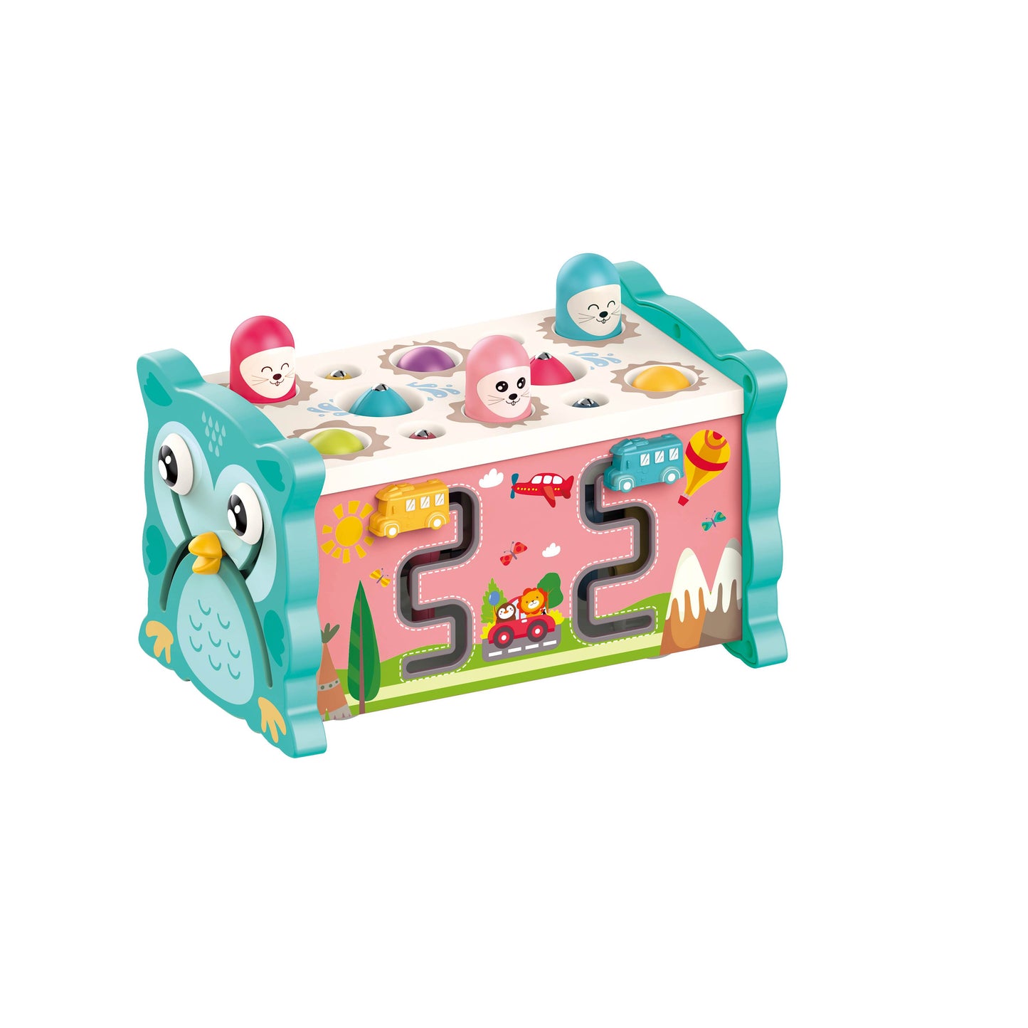 קוביית רב פעילויות קטנה לפעוטות