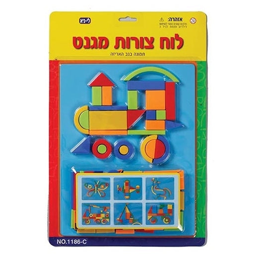 צורות הנדסיות בלוח מגנט ח