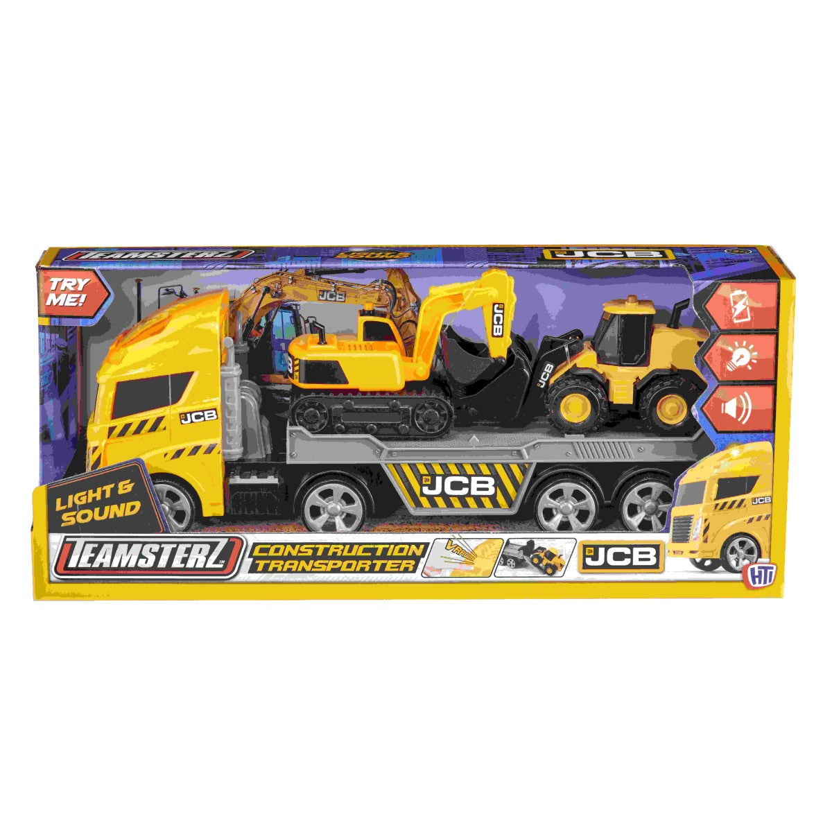 משאית מובילה רכבי עבודה אור וצליל