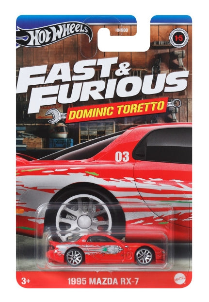 מכונית צעצוע מהסרט מהיר ועצבני של מותג HOT WHEELS