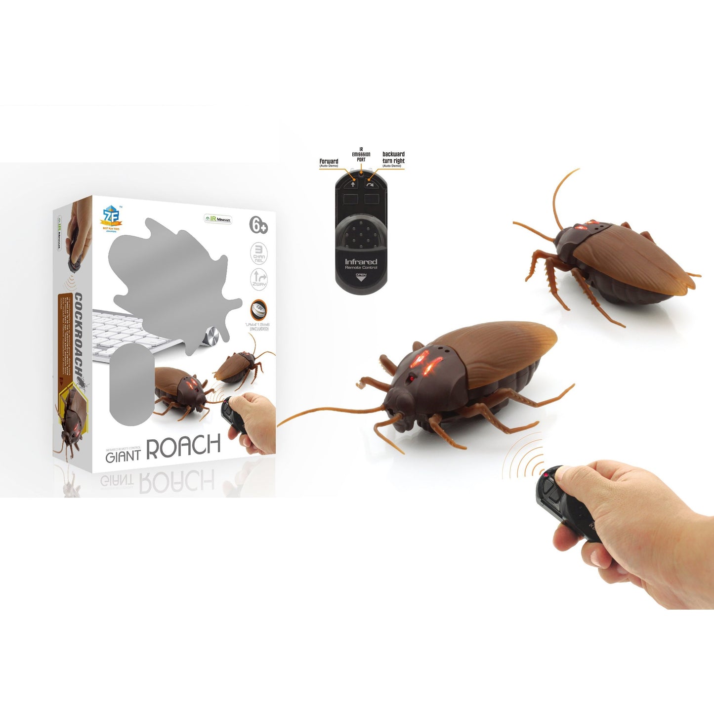 גוק עם שלט רחוק אינפרא אדום