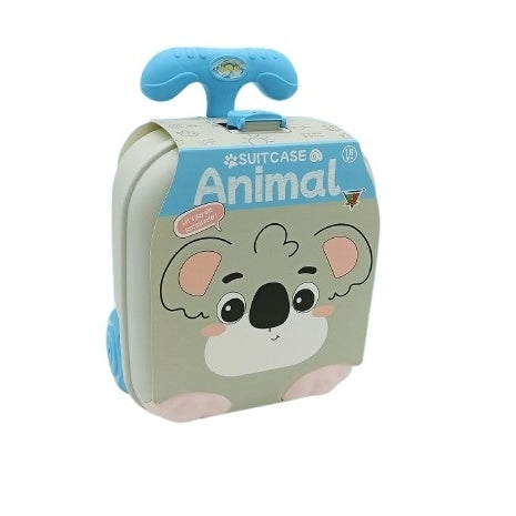 מזוודת טרולי משחקי חול חיות 8 חל