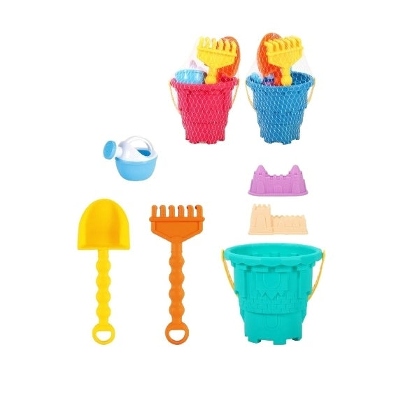 סט דלי עם אביזרים לחול 6 חל