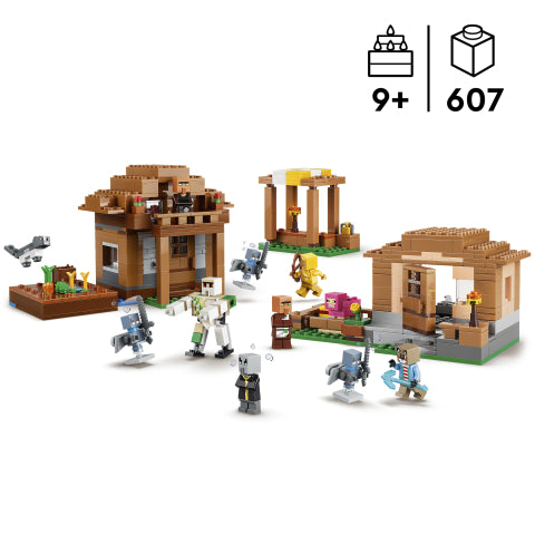 לגו מיינקרפט איווקר בהתקפה על הכפר 21596