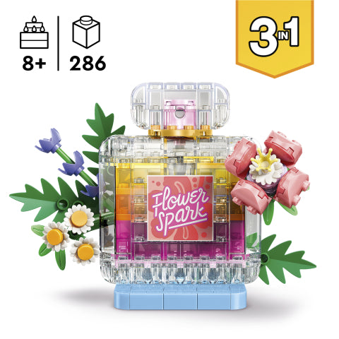 לגו קריאטור בקבוק בושם עם קישוטי פרחים 31383