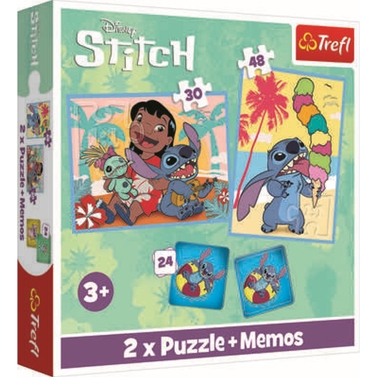 פאזל ומשחק זיכרון דיסני לילו וסטיץ'