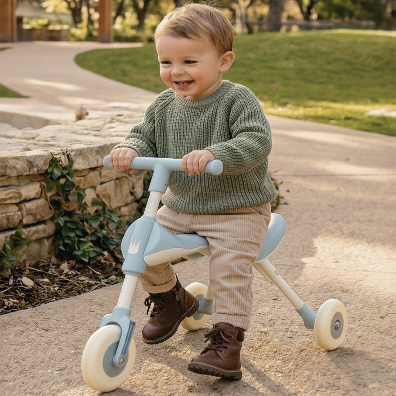 Light blue cockroach ride-on toy