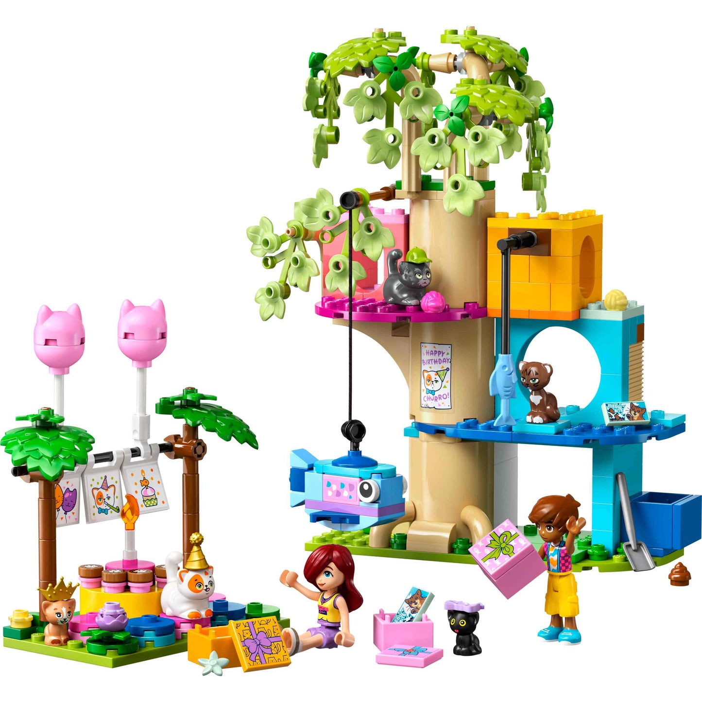 לגו חברות מסיבת יום הולדת לחתול ובית עץ 42666