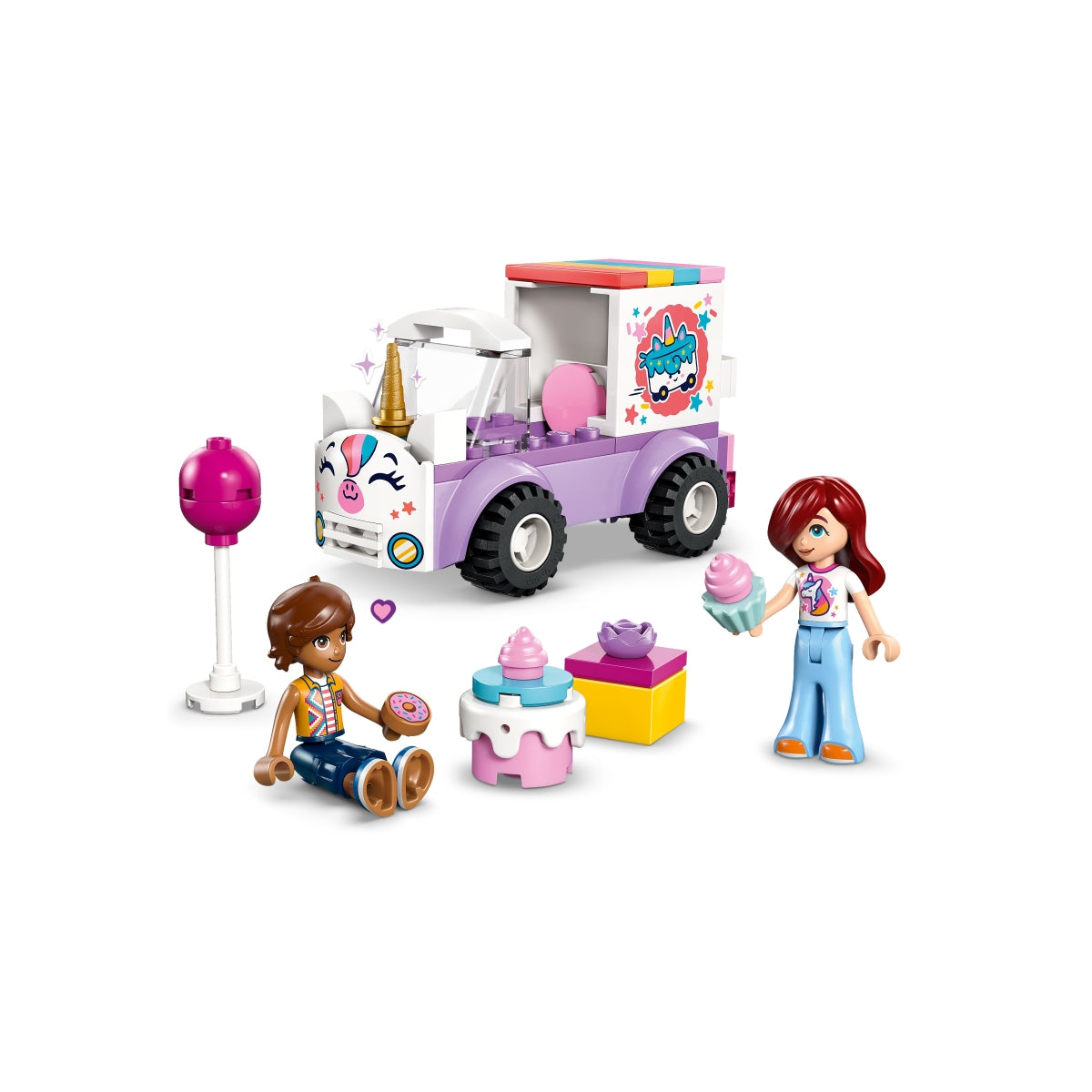 לגו חברות רכב משלוחיםשל חד קרן לעוגות 42675