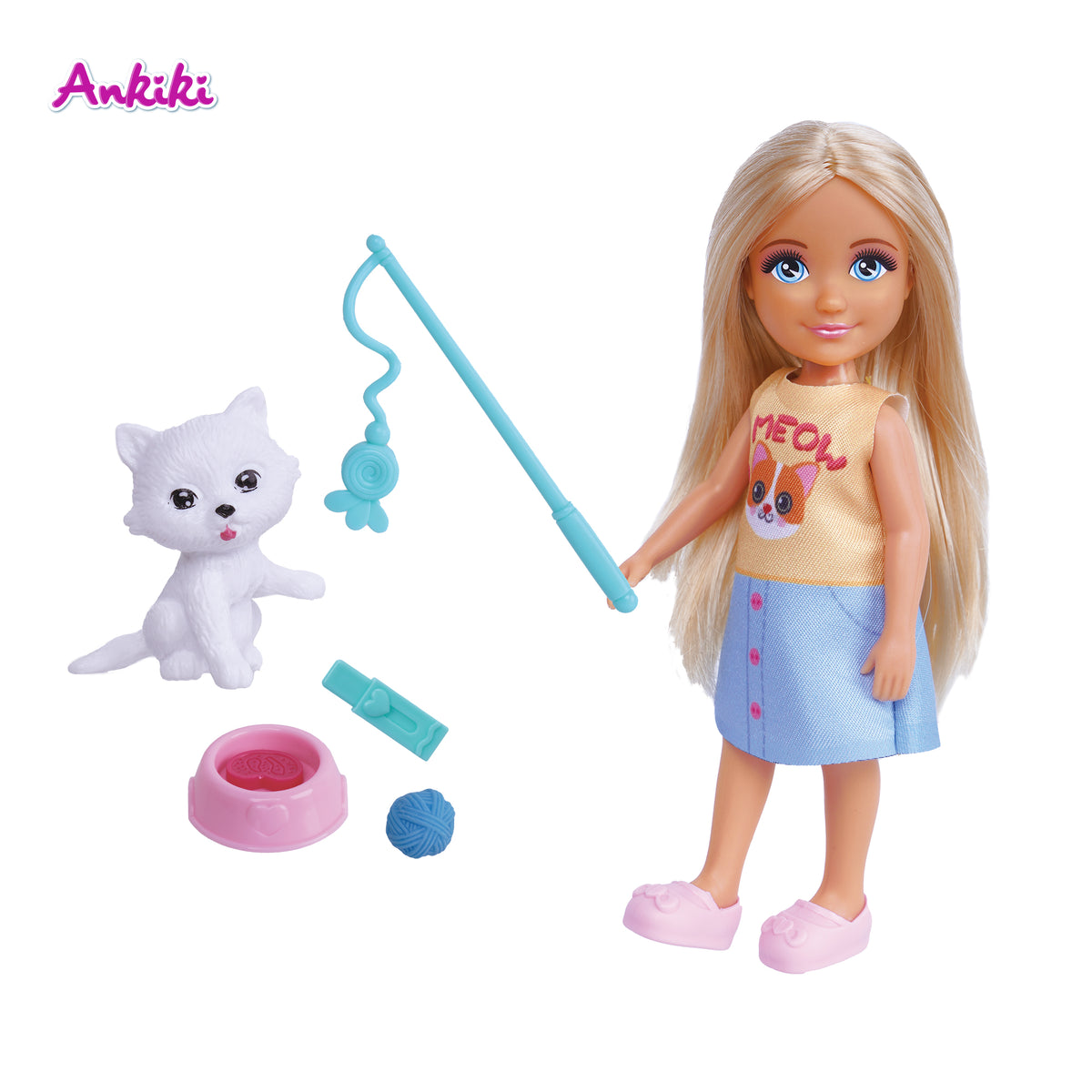 Doll at a Pet Party 13 cm