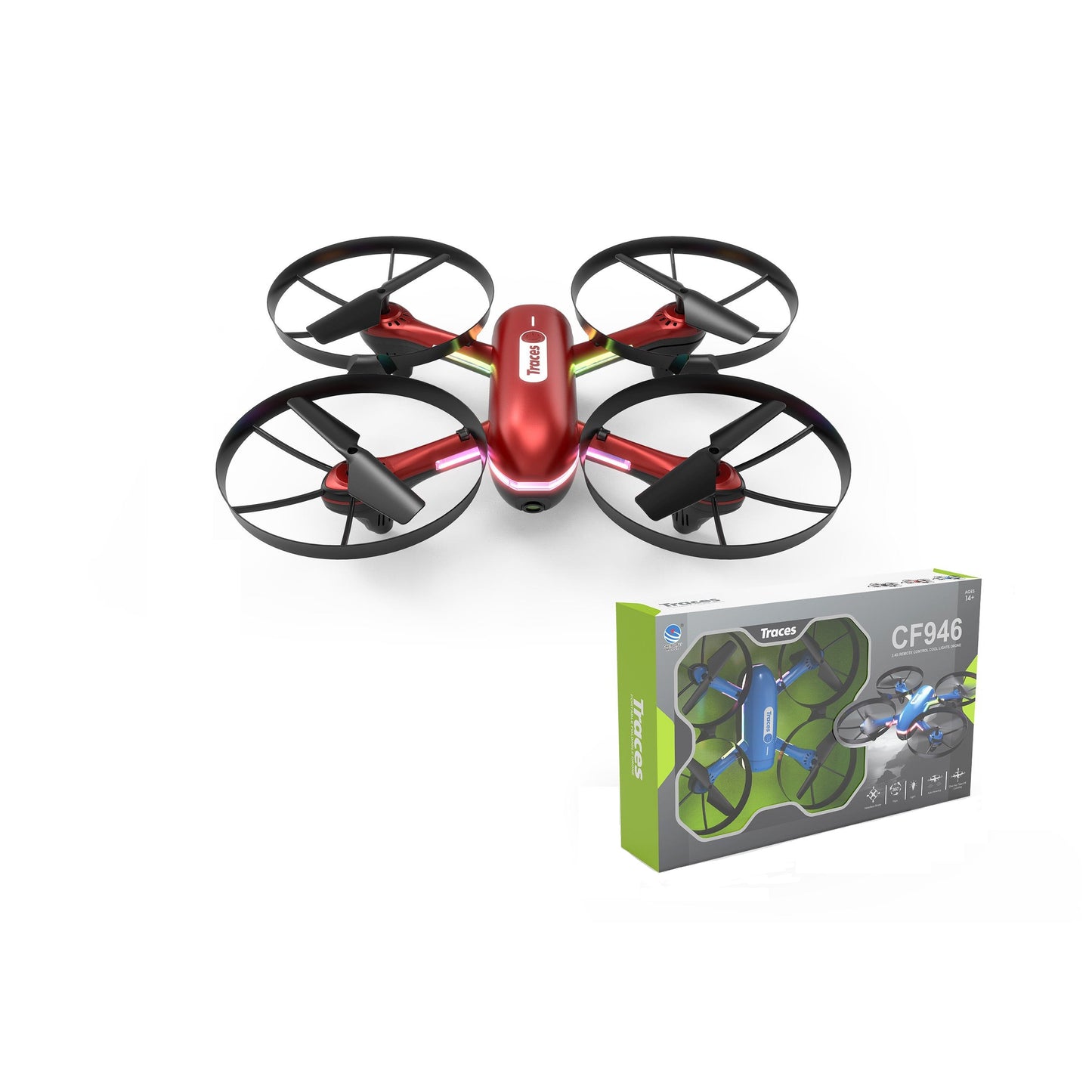 רחפן פעלולים פרופלור עם שלט רחוק