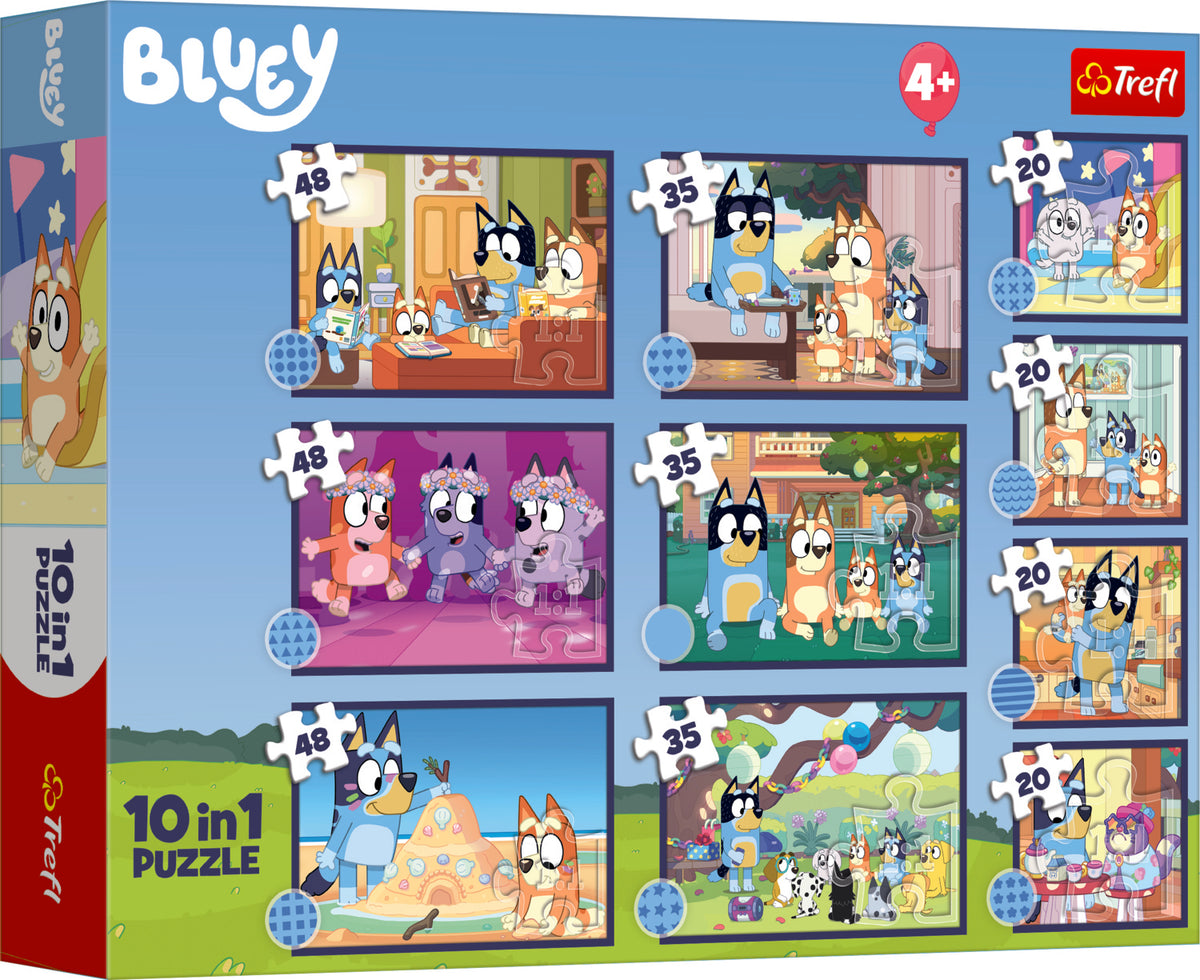 10-in-1 Puzzle Bluey's Story