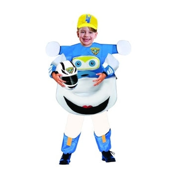 תחפושת מטוסי על כחול מידה 4 גילאי 3 שושי זוהר