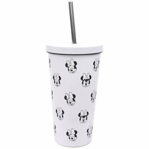 כוס נירוסטה מיני מאוס לבן