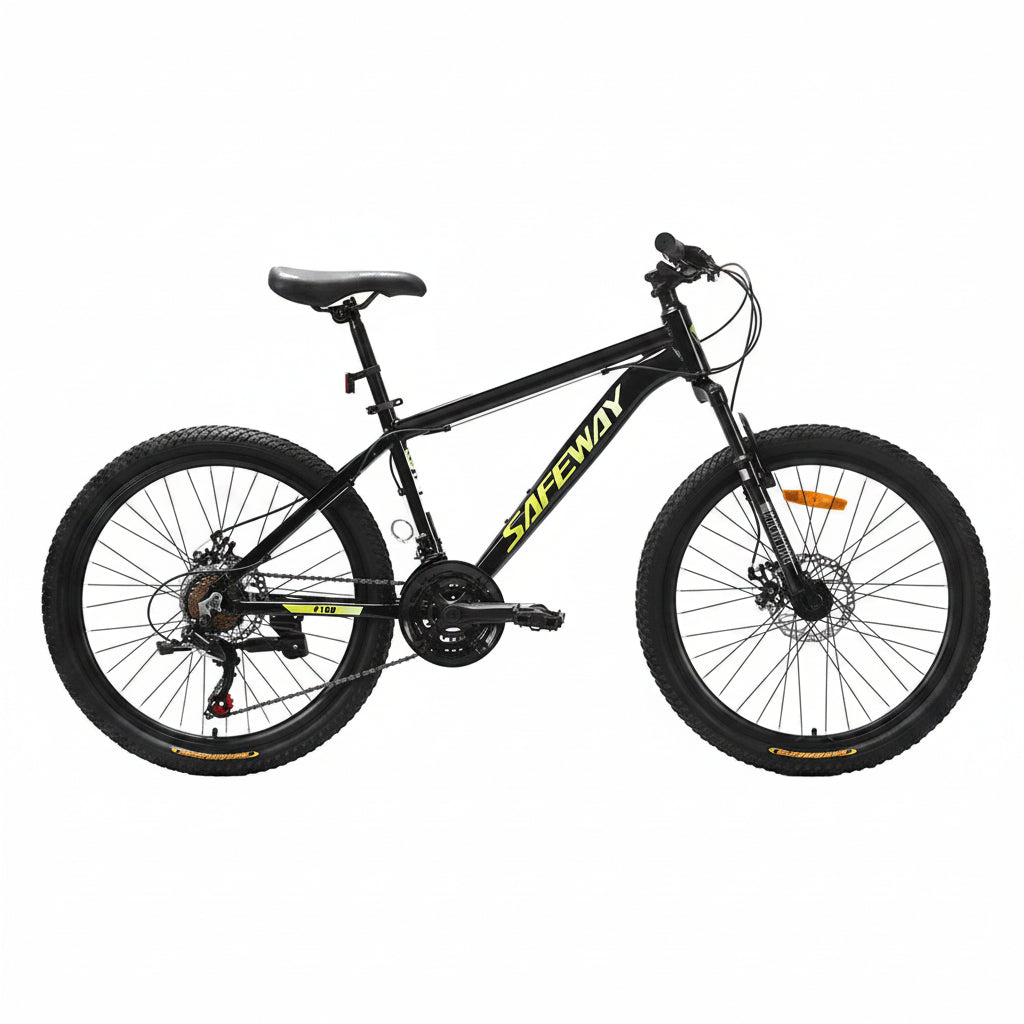 אופני הרים אלומניום 24" שחורSAFEWAY הילוכים 21