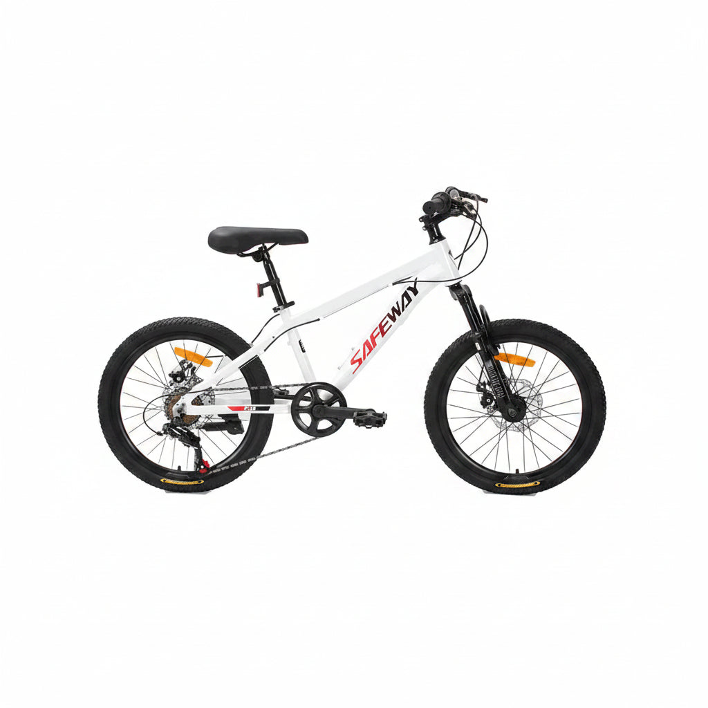 אופני הרים אלומניום 20" לבןSAFEWAY הילוכים שימאנו 7S