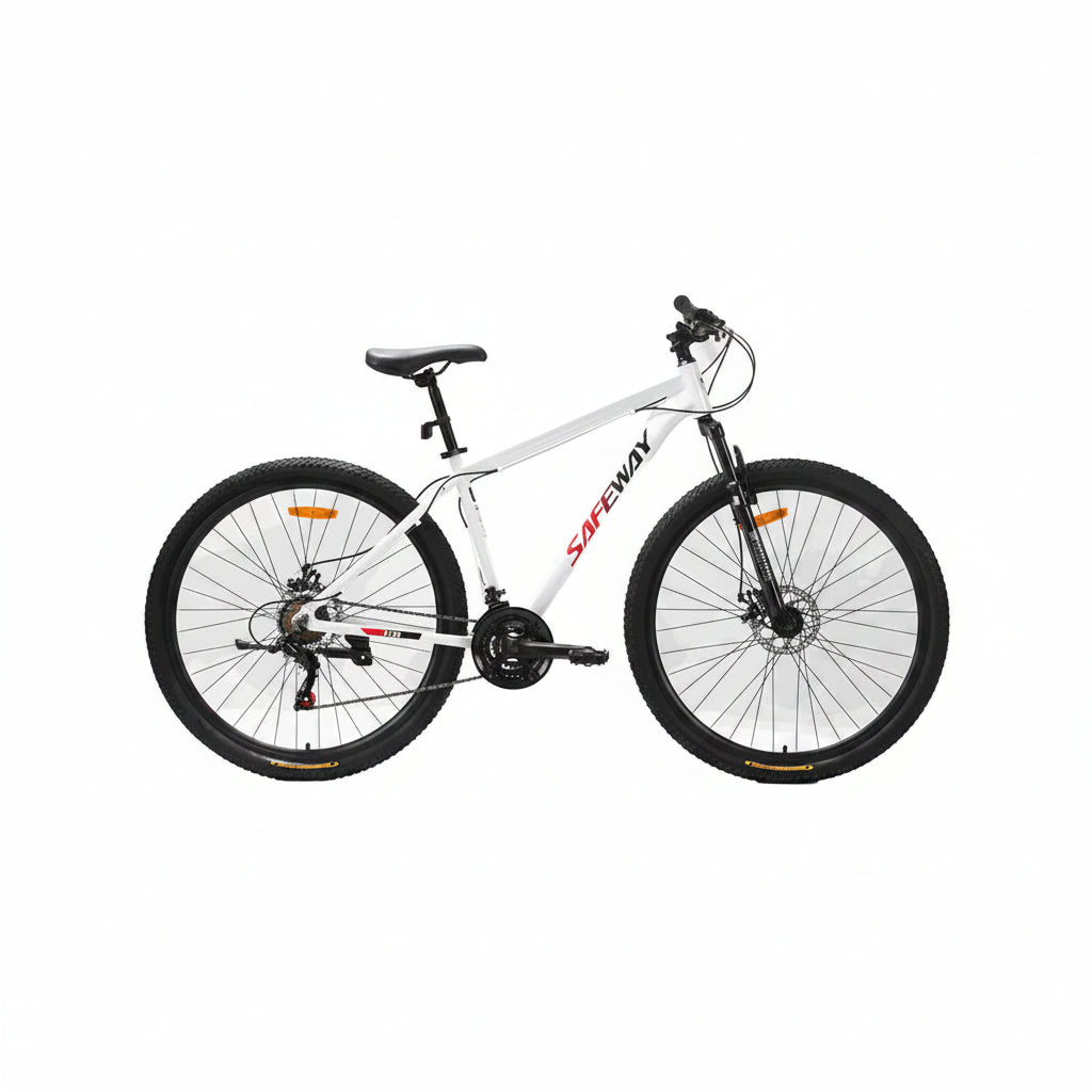 אופני הרים אלומניום 24" לבןSAFEWAY הילוכים שימאנו 21S