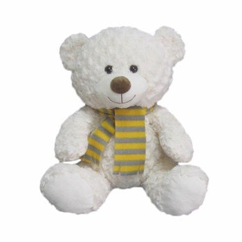 דובי פרווה עם צעיף 40 סמ