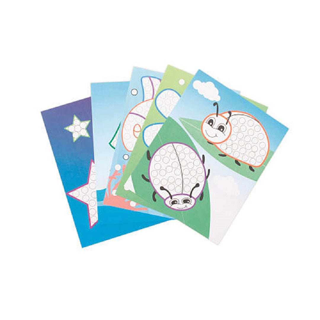 ערכת פעילות צביעה בנקודות - עם צבעי גואש