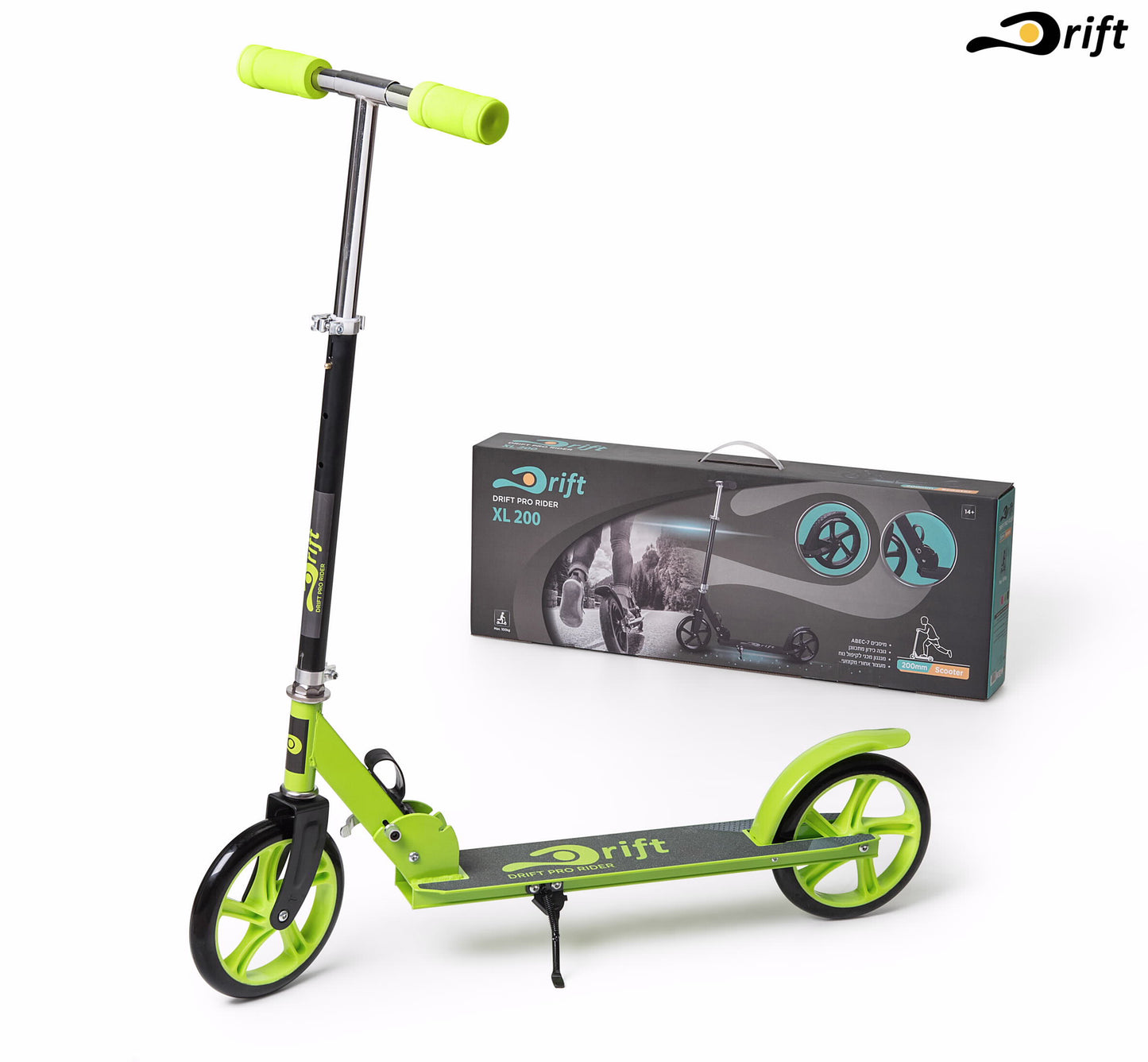 קורקינט ענק פרו ריידר 2 גלגלים מתקפל לילדים