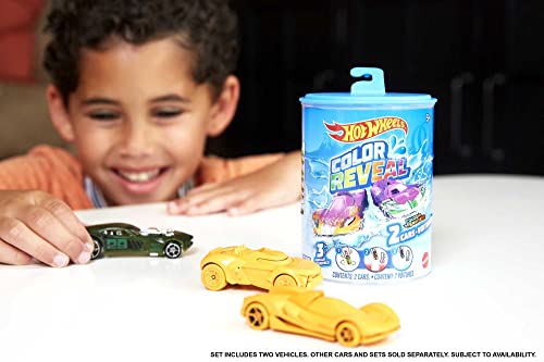 הוט ווילס קולור ריבייל כולל 2 מכוניות