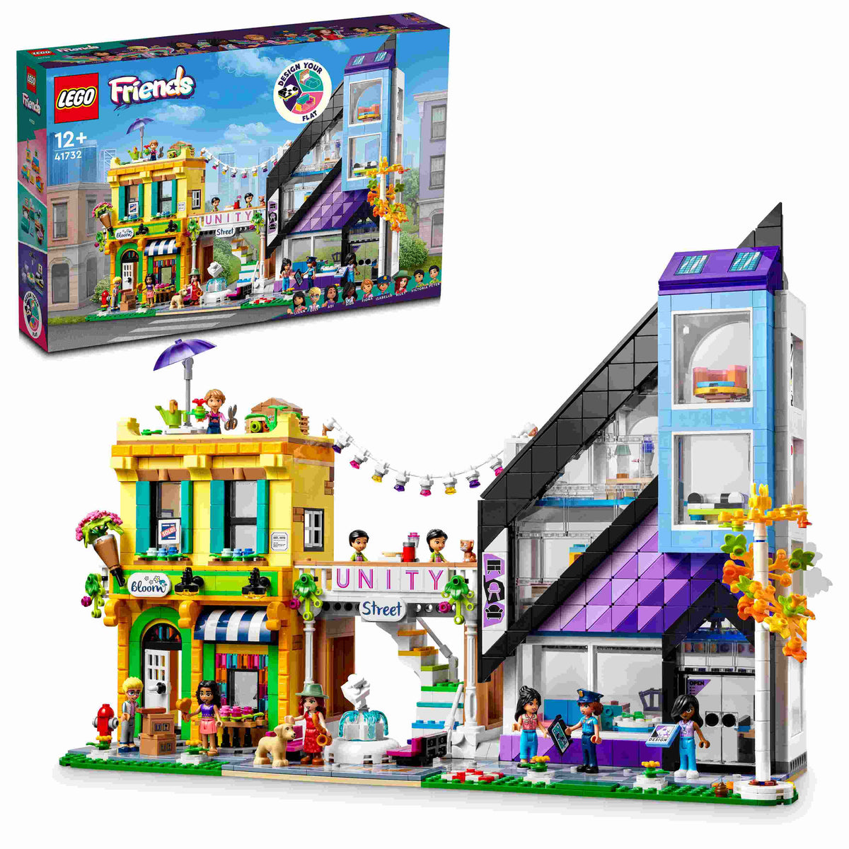 LEGO Friends متاجر التصميم والزهور 41732