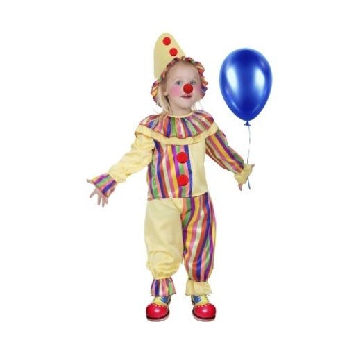 תחפושת ליצן צהוב מידה 1 גילאי 8-12 חודשים שושי זוהר