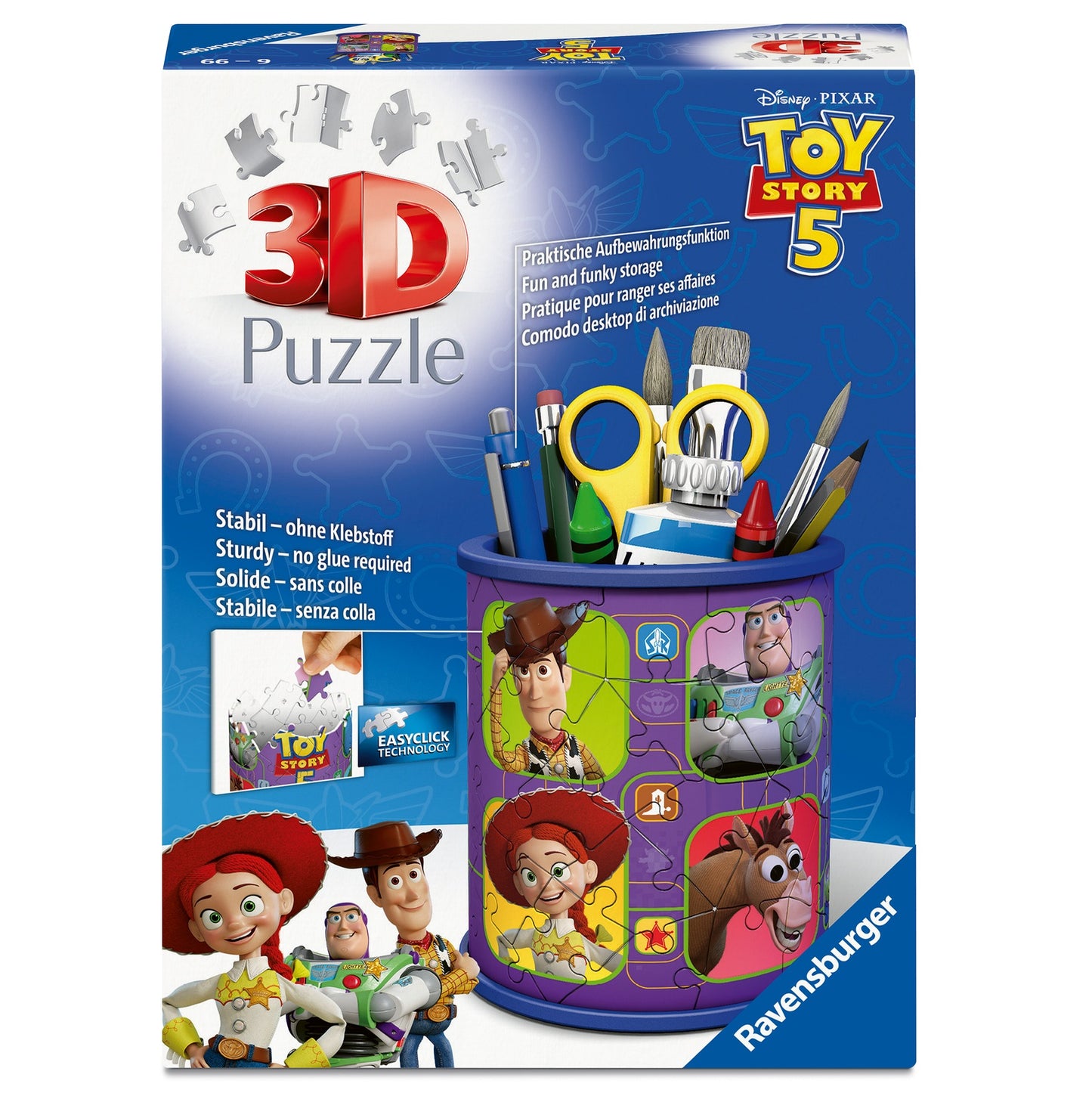 פאזל תלת-ממד - קופ' לעפרונות 5 TOY STORY חל' - 54 חל'