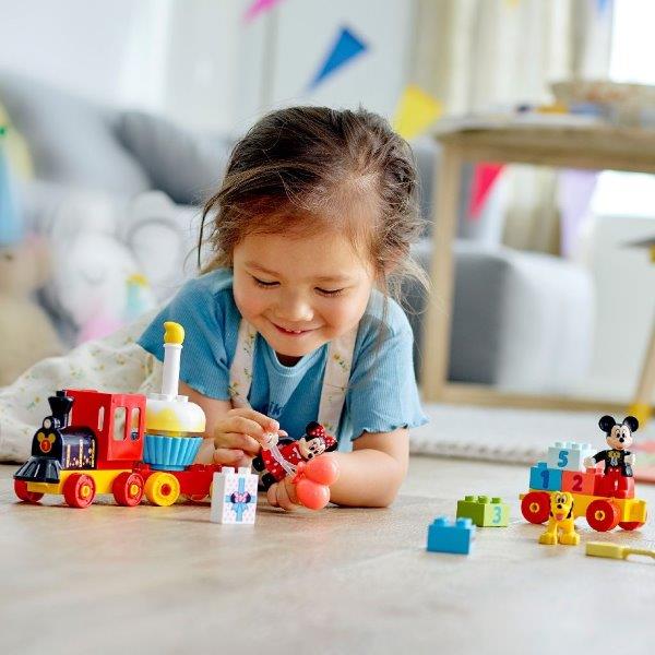 לגו דופלו רכבת יומולדת למיקי ומיני 10941