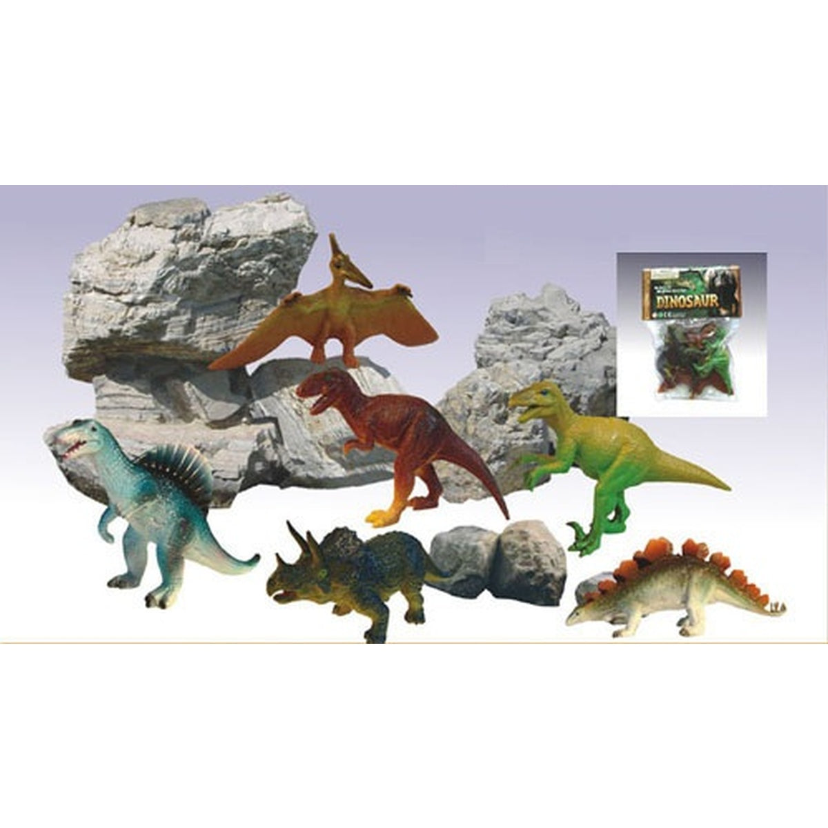 סט דינוזאורים 8 יח