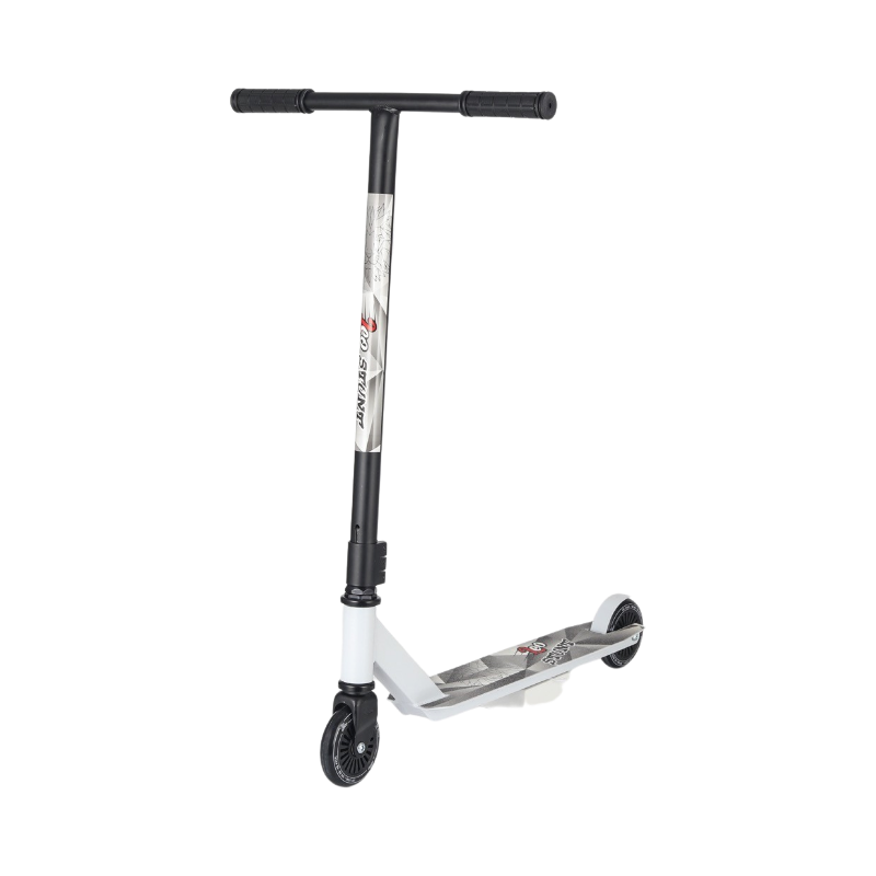 White beginner stunt scooter