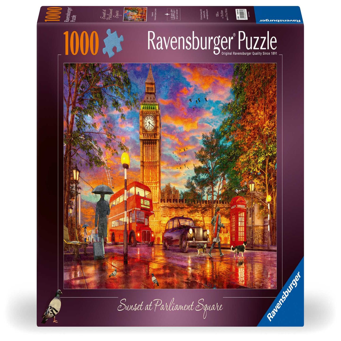 Jigsaw Puzzle 1000 Pieces Sunset at Parliament Square