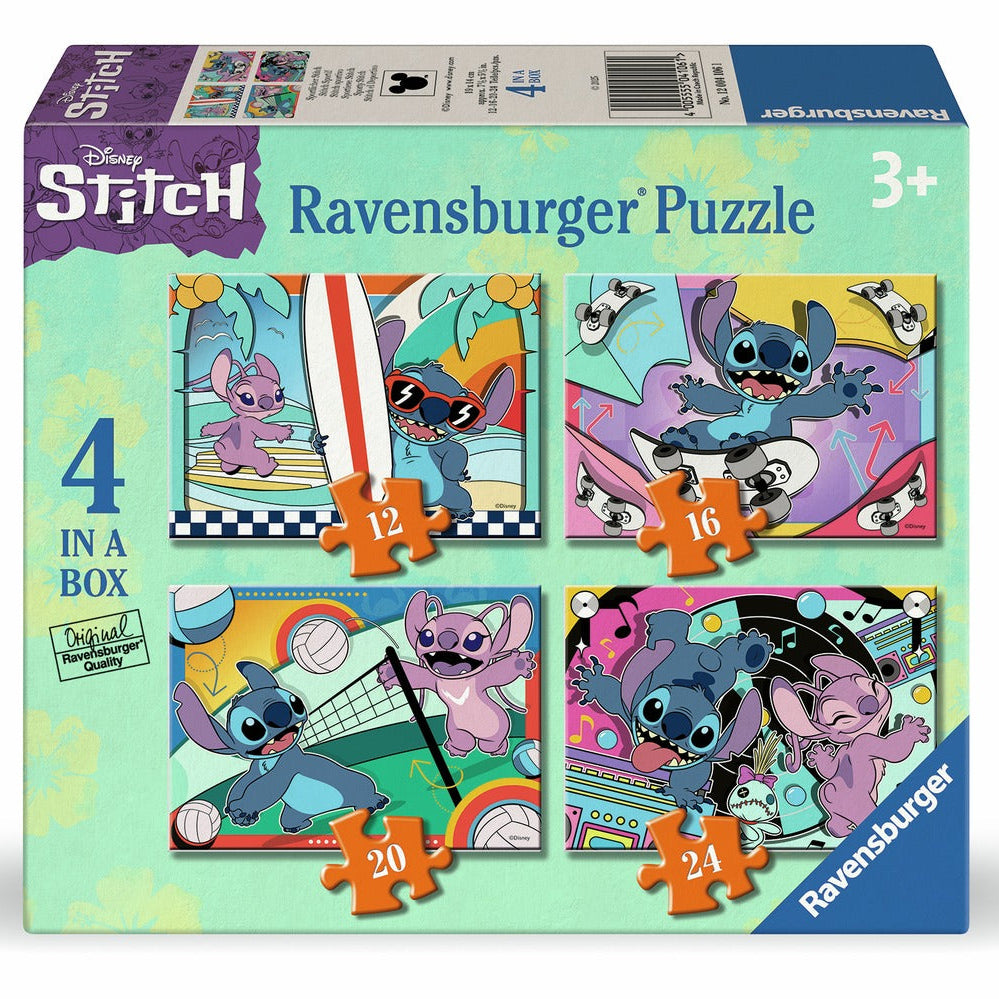 Four Puzzles in a Box Stitch