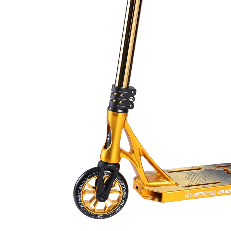 LEO PRO S8 Stunt Scooter Gold