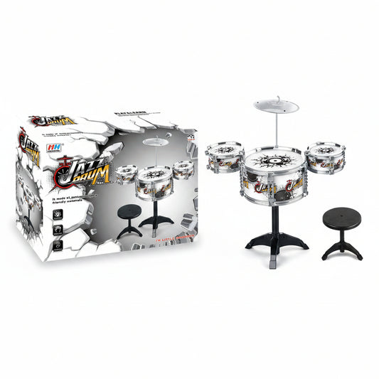 Drum set with stool